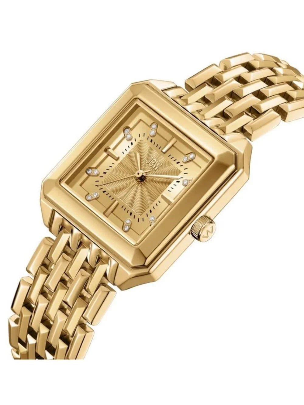 NWT JBW Astra Quartz Gold Dial Ladies Watch
